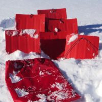 SwissPiranha SSA Snow & Sand Anchor lightest tent anchor winter kit