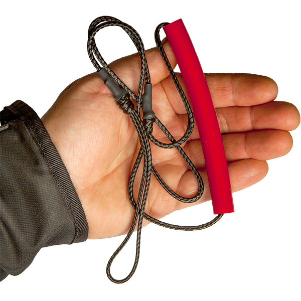 SwissPiranha PegPuller tent peg remover in hand