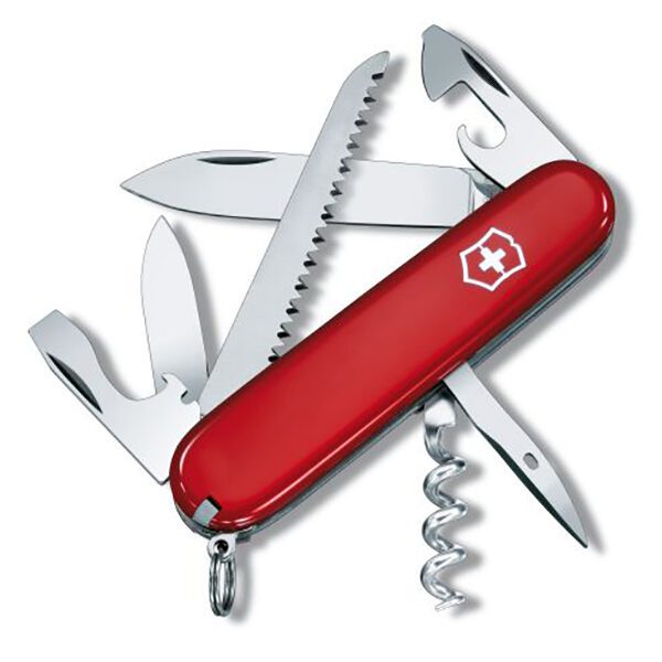 SwissPiranha Camper Taschenmesser von Victorinox® mit 13 Funktionen