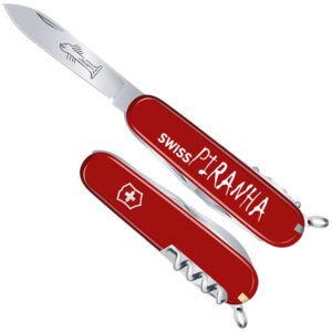 SwissPiranha Camper Pocket Knife by Victorinox® with 13 functions