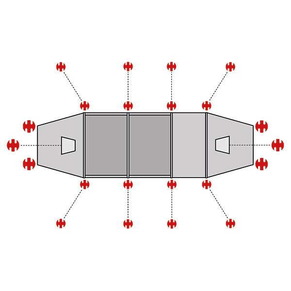 SwissPiranha Ultralight Peg Set fits Hilleberg Keron 2GT or 3GT