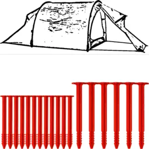 SwissPiranha Ultralight Peg Set Hilleberg Nammatj