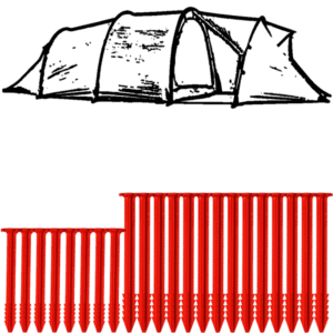 SwissPiranha Ultralight Peg Set Hilleberg Nallo GT