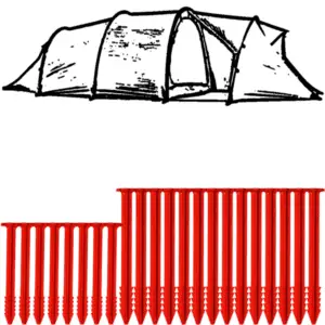 SwissPiranha Ultralight Peg Set Hilleberg Nallo GT