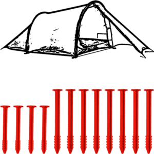 SwissPiranha Ultralight Peg Set Hilleberg Anjan