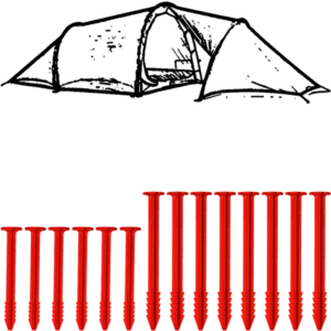 SwissPiranha Ultralight Peg Set Hilleberg Anjan GT