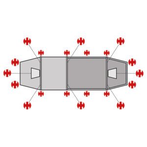 SwissPiranha Ultralight Peg Set for Fjällräven Abisko Endurance 2 or 3