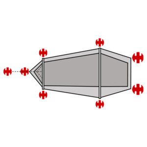 SwissPiranha Ultralight Peg Kit Tatonka Koli