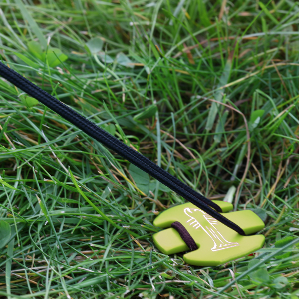 SwissPiranha - safe, light and strong tent stake from bio-based plastics!