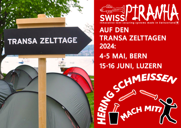 Transa Zelttage mit SwissPiranha 2024