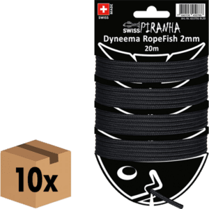 SwissPiranha Dyneema RopeFish 20m 2mm/black - PU: 10