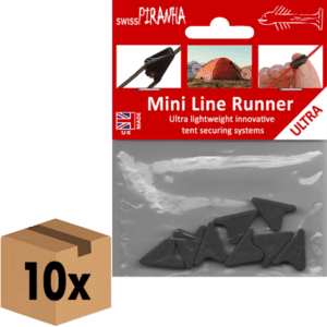 SwissPiranha Mini Line Runners black (set of 8) - PU:10