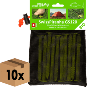 SwissPiranha Pegs GS120 (set of 10 with bag) - PU:10