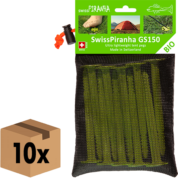 SwissPiranha Pegs GS150 (set of 10 with bag) - PU:10