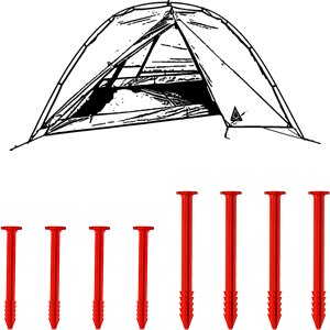Ultralight Peg Set Durston X-Dome 2