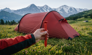 Best tentstake ever - the ultralight SwissPiranha RT180 tent peg