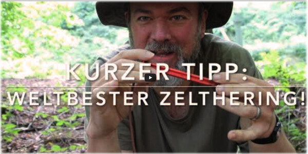 SwissPiranha Zeltheringe im Test bei Ben Tüxen - Ein Mann Im Wald